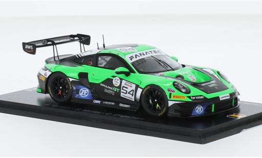 Coche miniatura Porsche 992 GT3 R 1/43 Spark 911  No.54 Dinamic GT Huber Racing 24h Spa 2023 1:43 Porsche 992 GT3 R 1/43 Spark 911  No.54 Dinamic GT Huber Racing 24h Spa 2023 1:43 coche miniatura