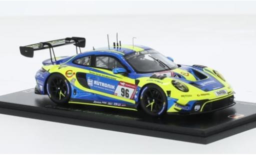 Coche miniatura Porsche 992 GT3 R 1/43 Spark 911  No.96 Rutronik Racing 24h Nürburgring 2023 1:43 Porsche 992 GT3 R 1/43 Spark 911  No.96 Rutronik Racing 24h Nürburgring 2023 1:43 coche miniatura