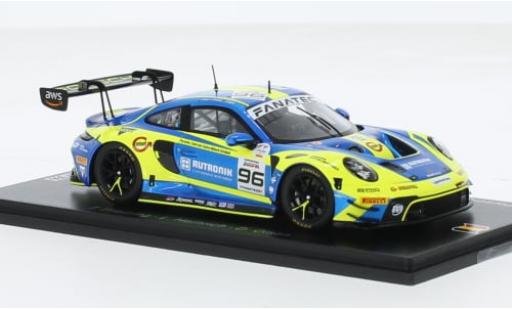 Coche miniatura Porsche 992 GT3 R 1/43 Spark 911  No.96 Rutronik Racing 24h Spa 2023 1:43 Porsche 992 GT3 R 1/43 Spark 911  No.96 Rutronik Racing 24h Spa 2023 1:43 coche miniatura
