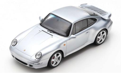 Porsche 993 Turbo 1/18 Spark 911 () Turbo gris 1997 coche miniatura
