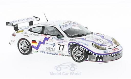 Coche miniatura Porsche 996 GT3 RS 1/43 Spark 911 () GT3 RS No.77 Freisinger Motorsport 24h Le Mans 2001 R.Dumas/G.Jeannette/P.Haezebrouck Porsche 996 GT3 RS 1/43 Spark 911 () GT3 RS No.77 Freisinger Motorsport 24h Le Mans 2001 R.Dumas/G.Jeannette/P.Haezebrouck coche miniatura