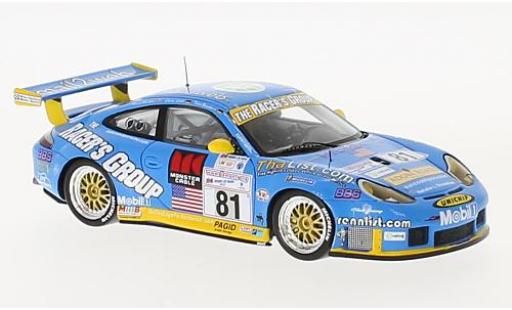 Coche miniatura Porsche 996 GT3 1/43 Spark 911 () GT3-RS No.81 24h Le Mans 2002 K.Buckler/T.Bernhard/L.Luhr Porsche 996 GT3 1/43 Spark 911 () GT3-RS No.81 24h Le Mans 2002 K.Buckler/T.Bernhard/L.Luhr coche miniatura