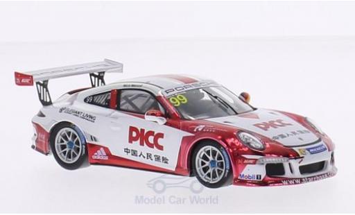 Coche miniatura Porsche 991 GT3 Cup 1/43 Spark 911 (997) GT3 Cup No.99 Team Starchase PICC Carrera Cup Asia 2015 N.Menzel Porsche 991 GT3 Cup 1/43 Spark 911 (997) GT3 Cup No.99 Team Starchase PICC Carrera Cup Asia 2015 N.Menzel coche miniatura