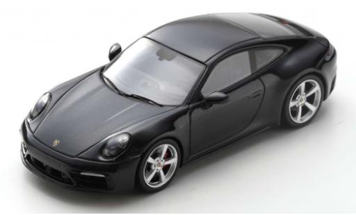 Coche miniatura Porsche 992 4S 1/43 Spark 911 Carrera 4S () negro 2019 Porsche 992 4S 1/43 Spark 911 Carrera 4S () negro 2019 coche miniatura