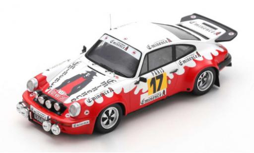 Porsche 930 1/43 Spark 911 Carrera No.17 Rallye WM Rallye Monte Carlo 1977 F.Bondil/D.Emmanuelli coche miniatura