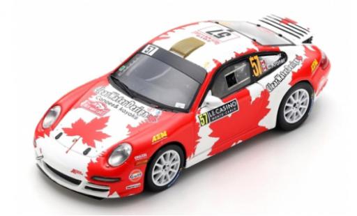 Coche miniatura Porsche 992 1/43 Spark 911 Carrera RGT (997) No.57 ClearWater Design Racing Rally Monte Carlo 2019 I.Crerar/C.Kröner Porsche 992 1/43 Spark 911 Carrera RGT (997) No.57 ClearWater Design Racing Rally Monte Carlo 2019 I.Crerar/C.Kröner coche miniatura