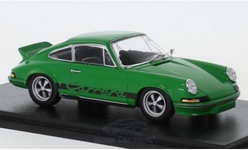 Coche miniatura Porsche 911 RS 1/43 Spark Carrera RS 2.7 verde 1973 Porsche 911 RS 1/43 Spark Carrera RS 2.7 verde 1973 coche miniatura