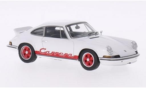 Coche miniatura Porsche 911 1/43 Spark Carrera RS 2.7 blanco/rojo 1973 véhicule de présentation Porsche 911 1/43 Spark Carrera RS 2.7 blanco/rojo 1973 véhicule de présentation coche miniatura