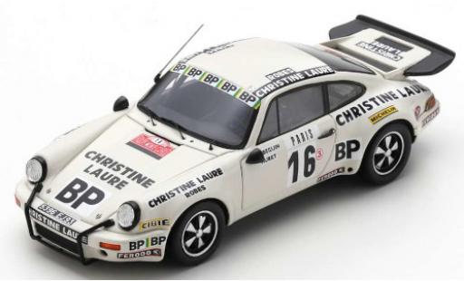 Coche miniatura Porsche 930 RS 1/43 Spark 911 Carrera RS 3.0 No.16 Touroul Racing Christine Laure Rally Monte Carlo 1978 B.Beguin/W.Huret Porsche 930 RS 1/43 Spark 911 Carrera RS 3.0 No.16 Touroul Racing Christine Laure Rally Monte Carlo 1978 B.Beguin/W.Huret coche miniatura