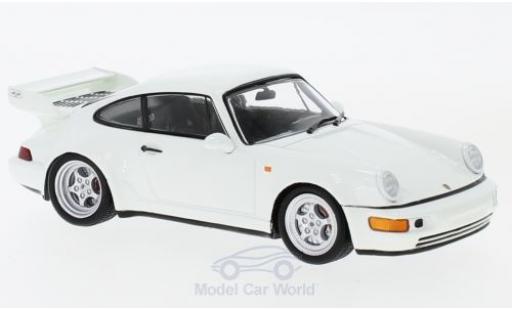 Coche miniatura Porsche 993 RS 1/43 Spark 911 Carrera RS 3.8 blanco 1 Porsche 993 RS 1/43 Spark 911 Carrera RS 3.8 blanco 1 coche miniatura