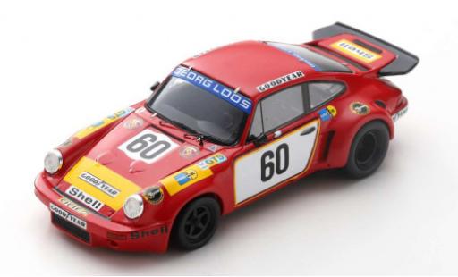 Porsche 930 RSR 1/43 Spark 911 Carrera RSR 3.0 No.60 Georg Loos 24h Le Mans 1975 T.Hezemans/M.Schurti coche miniatura