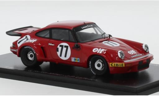 Porsche 930 RSR 1/43 Spark 911 Carrera RSR 3.0 No.77 Team Tom Waugh elf (F) 24h Le Mans 1976 T.Waugh/J.Rulon-Miller/J-P.Laffeach coche miniatura