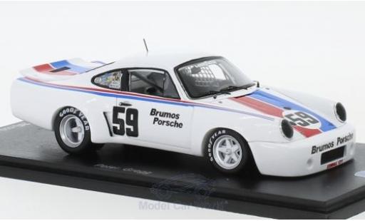 Coche miniatura Porsche 930 RSR 1/43 Spark 911 Carrera RSR No.59 100 Miles MID-Ohio 1975 P.Gregg Porsche 930 RSR 1/43 Spark 911 Carrera RSR No.59 100 Miles MID-Ohio 1975 P.Gregg coche miniatura