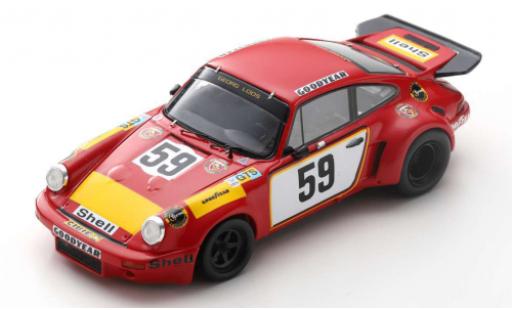 Porsche 930 RSR 1/43 Spark 911 Carrera RSR No.59 Gelo Racing Team 24h Le Mans 1975 T.Schenken/H.Ganley coche miniatura