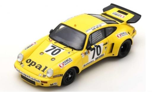 Porsche 930 RSR 1/43 Spark 911 Carrera RSR No.70 24h Le Mans 1977 S.de Lautour/J.P.Delaunay/J.Guerin coche miniatura