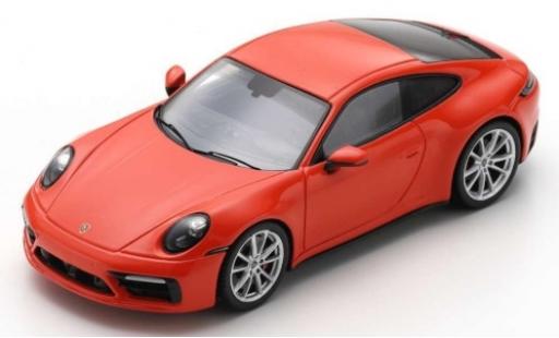 Coche miniatura Porsche 992 S 1/43 Spark 911 Carrera S () rojo 2019 Porsche 992 S 1/43 Spark 911 Carrera S () rojo 2019 coche miniatura