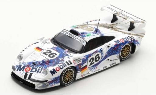 Porsche 993 1/43 Spark 911 GT1 No.26 AG Mobil 1 24h Le Mans 1996 Y.Dalmas/K.Wendlinger/S.Goodyear coche miniatura