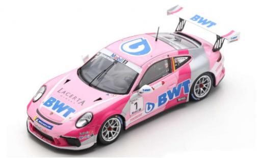 Coche miniatura Porsche 992 GT3 1/43 Spark 911 GT3 Cup No.1 Lechner Racing BWT Carrera Supercup 2019 M.Ammermüller Porsche 992 GT3 1/43 Spark 911 GT3 Cup No.1 Lechner Racing BWT Carrera Supercup 2019 M.Ammermüller coche miniatura