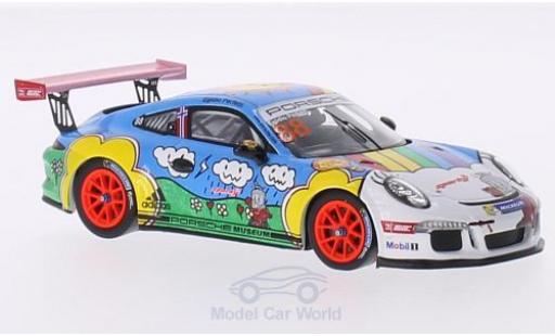 Coche miniatura Porsche 991 GT3 Cup 1/43 Spark 911 GT3 Cup No.88 y Carrera Cup Asia Singapur 2015 E.Perfetti Porsche 991 GT3 Cup 1/43 Spark 911 GT3 Cup No.88 y Carrera Cup Asia Singapur 2015 E.Perfetti coche miniatura