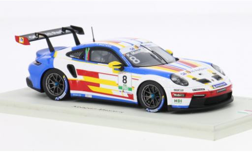 Porsche 911 1/43 Spark GT3 Carrera Cup Italia 2024 #8 1:43 coche miniatura