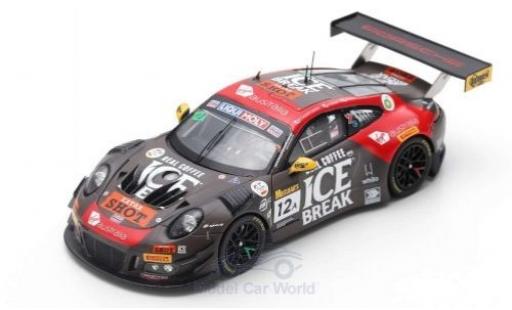 Coche miniatura Porsche 992 GT3 R 1/43 Spark 911 GT3 R No.12 Competition Motorsports/McElrea Racing 12h Bathurst 2019 D.Calvert-Jones/K.Estre/J.Evans Porsche 992 GT3 R 1/43 Spark 911 GT3 R No.12 Competition Motorsports/McElrea Racing 12h Bathurst 2019 D.Calvert-Jones/K.Estre/J.Evans coche miniatura