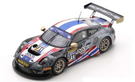 Coche miniatura Porsche 992 GT3 R 1/43 Spark 911 GT3 R No.911 AAS Motorsport Team Thailand FIA Motorsport Games GT Cup Vallelunga 2019 V.Inthraphuvasak/K.Kusiri Porsche 992 GT3 R 1/43 Spark 911 GT3 R No.911 AAS Motorsport Team Thailand FIA Motorsport Games GT Cup Vallelunga 2019 V.Inthraphuvasak/K.Kusiri coche miniatura