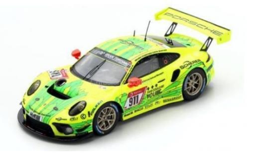 Coche miniatura Porsche 992 GT3 R 1/43 Spark 911 GT3 R No.911 Manthey-Racing 24h Nürburgring 2019 E.Bamber/M.Christensen/K.Estre/L.Vanthoor Porsche 992 GT3 R 1/43 Spark 911 GT3 R No.911 Manthey-Racing 24h Nürburgring 2019 E.Bamber/M.Christensen/K.Estre/L.Vanthoor coche miniatura