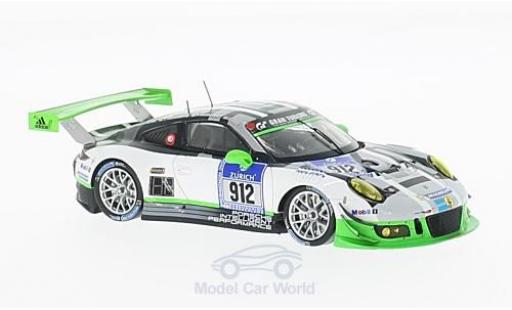 Coche miniatura Porsche 991 GT3 R 1/43 Spark 911 GT3 R No.912 Manthey Racing 24h Nürburgring 2016 R.Lietz/J.Bergmeister/M.Christensen/F.Makowiecki Porsche 991 GT3 R 1/43 Spark 911 GT3 R No.912 Manthey Racing 24h Nürburgring 2016 R.Lietz/J.Bergmeister/M.Christensen/F.Makowiecki coche miniatura