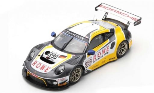 Coche miniatura Porsche 992 GT3 R 1/18 Spark 911 GT3 R No.998 ROWE Racing 24h Spa 2019 F.Makowiecki/P.Pilet/N.Tandy Porsche 992 GT3 R 1/18 Spark 911 GT3 R No.998 ROWE Racing 24h Spa 2019 F.Makowiecki/P.Pilet/N.Tandy coche miniatura