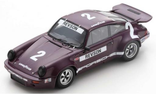 Coche miniatura Porsche 930 RS 1/43 Spark 911 RS 3.0 No.2 IROC Daytona 1974 P.Revson Porsche 930 RS 1/43 Spark 911 RS 3.0 No.2 IROC Daytona 1974 P.Revson coche miniatura