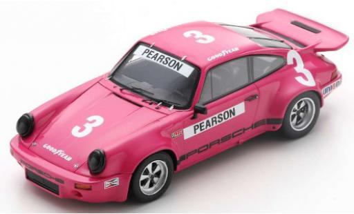 Coche miniatura Porsche 930 RS 1/43 Spark 911 RS 3.0 No.3 IROC Daytona 1974 D.Pearson Porsche 930 RS 1/43 Spark 911 RS 3.0 No.3 IROC Daytona 1974 D.Pearson coche miniatura
