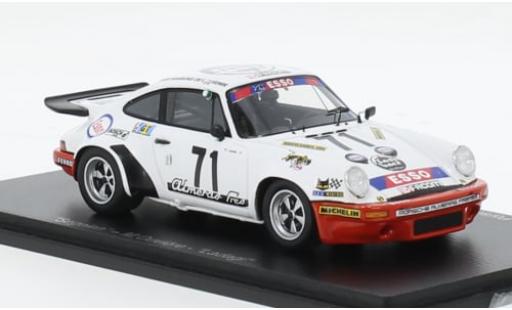 Coche miniatura Porsche 930 RS 1/43 Spark 911 3.0 No.71 24h Le Mans 1976 1:43 Porsche 930 RS 1/43 Spark 911 3.0 No.71 24h Le Mans 1976 1:43 coche miniatura