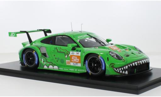 Porsche 911 1/18 Spark RSR-19 No.56 Project 1 - AO 24h Le Mans 2023 1:18 coche miniatura