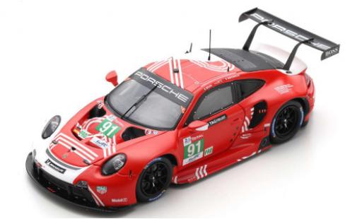Coche miniatura Porsche 992 RSR 1/43 Spark 911 RSR-19 No.91 GT Team 24h Le Mans 2020 G.Bruni/R.Lietz/F.Makowiecki Porsche 992 RSR 1/43 Spark 911 RSR-19 No.91 GT Team 24h Le Mans 2020 G.Bruni/R.Lietz/F.Makowiecki coche miniatura