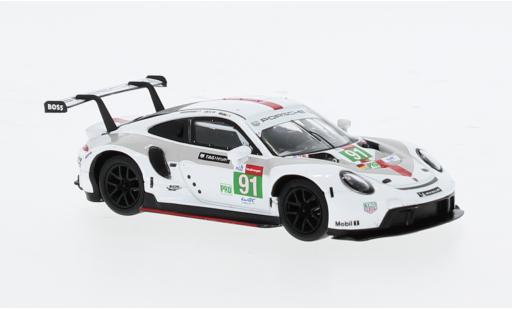 Coche miniatura Porsche 911 1/64 Spark RSR-19 No.91 GT Team 24h Le Mans 2021 1:64 Porsche 911 1/64 Spark RSR-19 No.91 GT Team 24h Le Mans 2021 1:64 coche miniatura