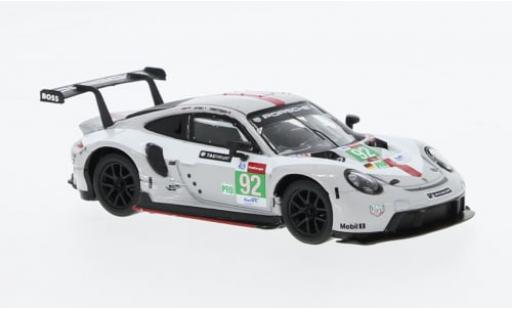 Coche miniatura Porsche 911 1/64 Spark RSR-19 No.92 GT Team 24h Le Mans 2021 1:64 Porsche 911 1/64 Spark RSR-19 No.92 GT Team 24h Le Mans 2021 1:64 coche miniatura