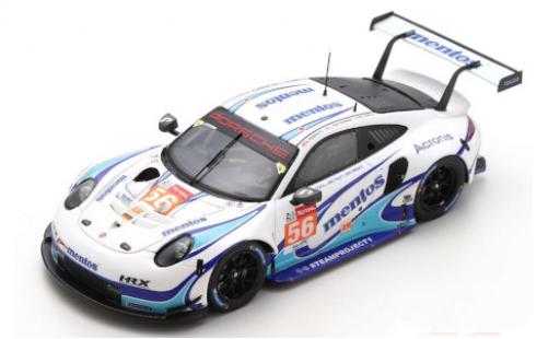 Coche miniatura Porsche 992 RSR 1/43 Spark 911 RSR No.56 Team Project 1 Mentos 24h Le Mans 2020 M.Cairoli/E.Perfetti/L.ten Voorde Porsche 992 RSR 1/43 Spark 911 RSR No.56 Team Project 1 Mentos 24h Le Mans 2020 M.Cairoli/E.Perfetti/L.ten Voorde coche miniatura