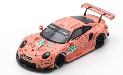 Coche miniatura Porsche 991 RSR 1/87 Spark 911 RSR No.92 GT Team 24h Le Mans 2018 M.Christensen/K.Estre/L.Vanthoor Porsche 991 RSR 1/87 Spark 911 RSR No.92 GT Team 24h Le Mans 2018 M.Christensen/K.Estre/L.Vanthoor coche miniatura