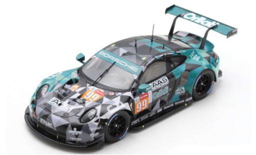 Coche miniatura Porsche 992 RSR 1/43 Spark 911 RSR No.99 Dempsey-Projoon Racing / AAS Motorsport Orllati 24h Le Mans 2020 J.Andlauer/V.Inthraphuvasak/L.Legeret Porsche 992 RSR 1/43 Spark 911 RSR No.99 Dempsey-Projoon Racing / AAS Motorsport Orllati 24h Le Mans 2020 J.Andlauer/V.Inthraphuvasak/L.Legeret coche miniatura