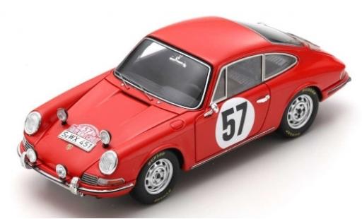 Coche miniatura Porsche 911 1/43 Spark S No.57 Rallye Monte Carlo 1966 R.Buchet/J.Schlesser Porsche 911 1/43 Spark S No.57 Rallye Monte Carlo 1966 R.Buchet/J.Schlesser coche miniatura