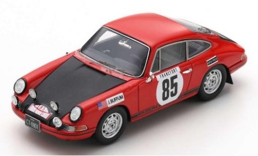 Porsche 911 1/43 Spark T No.85 Rally Monte Carlo 1969 J.Buffum/S.Behr coche miniatura