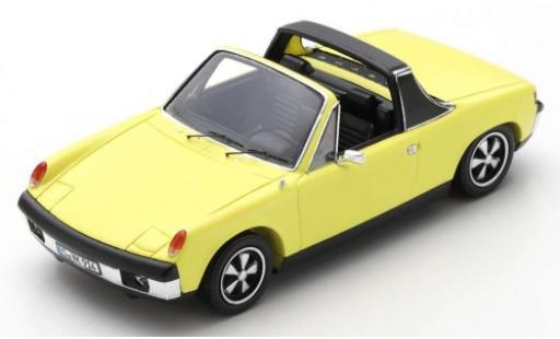 Porsche 914 1/43 Spark /6 amarillo 1973 coche miniatura