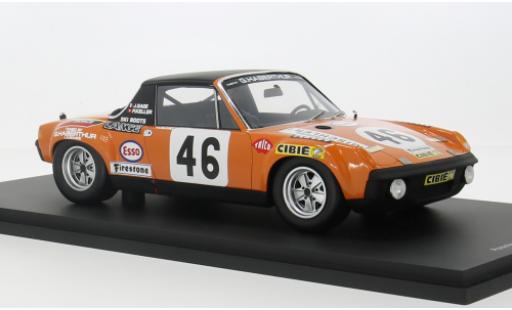 Porsche 914 1/18 Spark /6 No.46 24h Le Mans 1971 1:18 coche miniatura