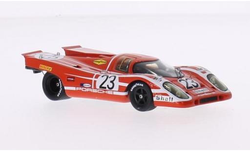 Coche miniatura Porsche 917 1970 1/43 Spark K No.23 KG Salzburg S 24h Le Mans 1970 H.Herrmann/R.Attwood Porsche 917 1970 1/43 Spark K No.23 KG Salzburg S 24h Le Mans 1970 H.Herrmann/R.Attwood coche miniatura