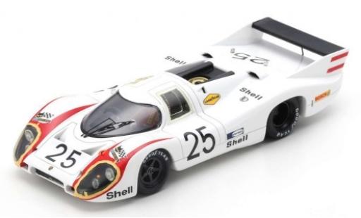 Coche miniatura Porsche 917 1970 1/43 Spark LH RHD No.25 KG Salzburg 24h Le Mans 1970 V.Elford/K.Ahrens Porsche 917 1970 1/43 Spark LH RHD No.25 KG Salzburg 24h Le Mans 1970 V.Elford/K.Ahrens coche miniatura