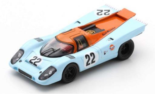 Coche miniatura Porsche 917 1970 1/64 Spark K No.22 Gulf Gulf 24h Le Mans 1970 M.Hailwood/D.Hobbs Porsche 917 1970 1/64 Spark K No.22 Gulf Gulf 24h Le Mans 1970 M.Hailwood/D.Hobbs coche miniatura