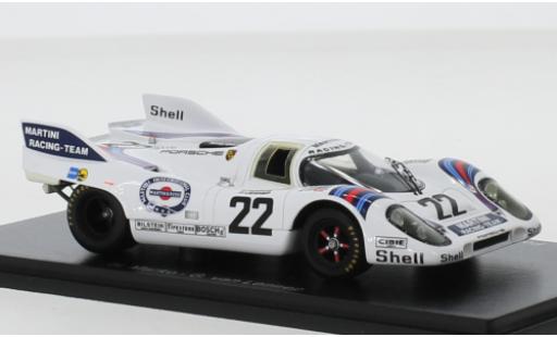 Coche miniatura Porsche 917 1971 1/43 Spark K RHD No.22 Martini 24h Le Mans 1971 H.Marko/G.van Lennep Porsche 917 1971 1/43 Spark K RHD No.22 Martini 24h Le Mans 1971 H.Marko/G.van Lennep coche miniatura