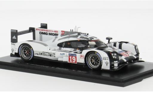 Coche miniatura Porsche 919 1/43 Spark Hybrid 24h Le Mans 2015 #19 1:43 Porsche 919 1/43 Spark Hybrid 24h Le Mans 2015 #19 1:43 coche miniatura