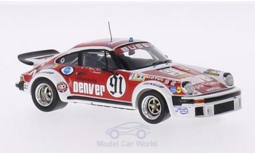 Coche miniatura Porsche 934 1980 1/43 Spark No.91 Denver 24h Le Mans 1980 C.Bussi/B.Salam/C.Grandet Porsche 934 1980 1/43 Spark No.91 Denver 24h Le Mans 1980 C.Bussi/B.Salam/C.Grandet coche miniatura