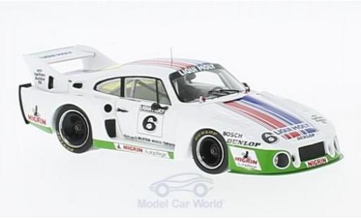 Porsche 935 1980 1/43 Spark J No.6 Liqui Moly DRM Bergischer Löwe Zolder 1980 R.Stommelen coche miniatura